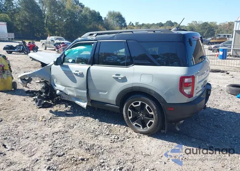 2023 Ford Bronco Sport Outer Banks z USA, uszkodzony, nr VIN 3FMCR9C68PRD39716